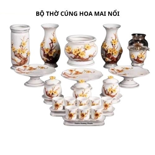 Bộ hoa mai nổi