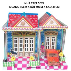 Nhà trệt sơn
