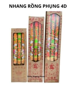 Nhang 3 cây rồng phụng 4D