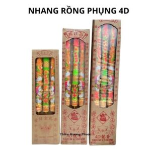 Nhang 3 cây rồng phụng 4D