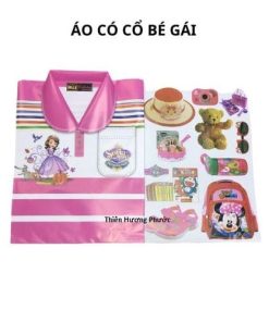 Quần áo bé gái có cổ