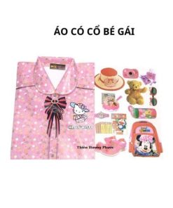 Quần áo bé gái có cổ