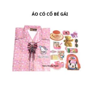 Quần áo bé gái có cổ