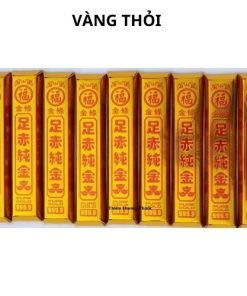 Vàng thỏi hoa 10 viên