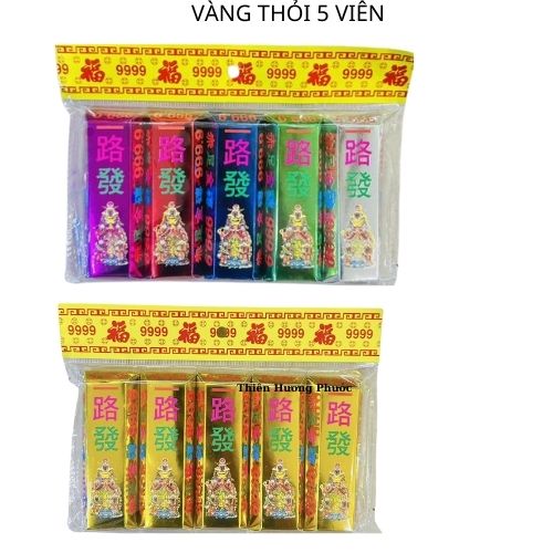 Vàng hoa 5 viên