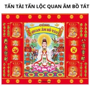 Tấn tài tấn lộc quan âm bồ tát