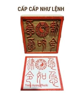 Ấn triện gỗ thị cấp như lệnh