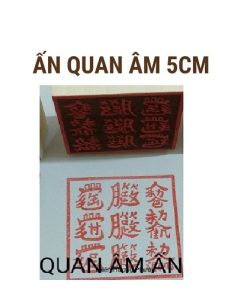 Ấn quan âm gỗ thị
