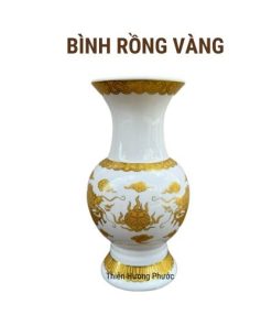 Bình rồng vàng 1 cái