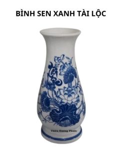 Bình hoa xanh tài lộc 1 cái