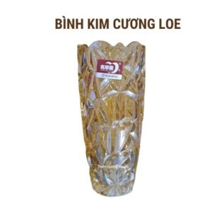 Bình hoa kim cương thủy tinh 1 cái