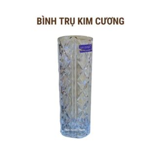 Bình hoa thủy tinh kim cương 1 cái