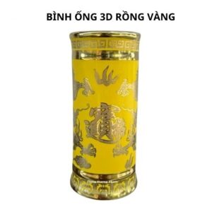 Bộ thờ cúng rồng vàng 3D 1 cái