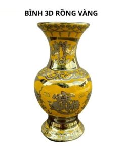 Bộ thờ cúng rồng vàng 3D 1 cái