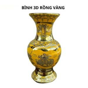 Bộ thờ cúng rồng vàng 3D 1 cái