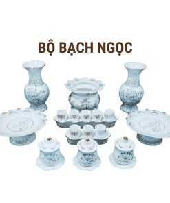 Bộ thờ cúng bạch ngọc 1 bộ