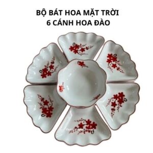 Bộ bát hoa mặt trời 1c