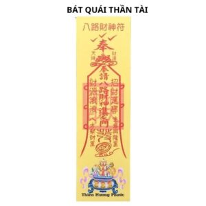 Bùa bát quái thần tài 1c