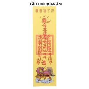 Bùa cầu con quan âm 1c