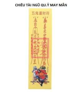 Bùa chiêu tài ngũ quỷ may mắn 1c