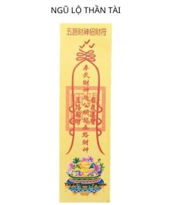 Bùa ngũ lộ thần tài 1c