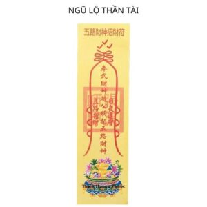 Bùa ngũ lộ thần tài 1c