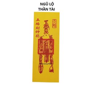 Bùa ngũ lộ thần tài