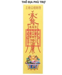 Bùa thổ địa phù trợ 1c