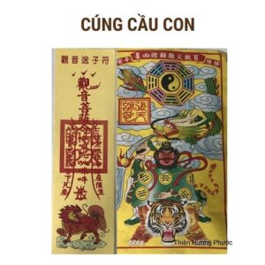 Cúng cầu con 1 bộ cơ bản