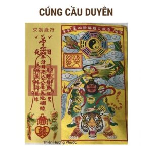 Cúng cầu duyên 1 bộ cơ bản