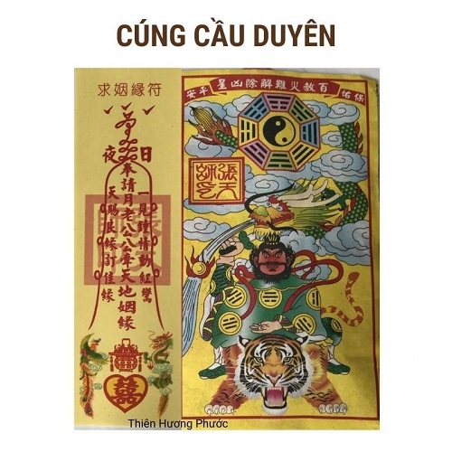 Cúng cầu duyên 1 bộ cơ bản