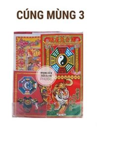 Giấy vàng mã cúng mùng 3