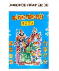Cúng ngũ công vương phật 5 ông