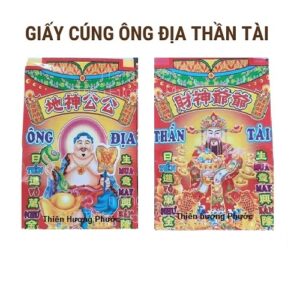 Giấy vàng mã cúng ông đại thần tài 1 bộ