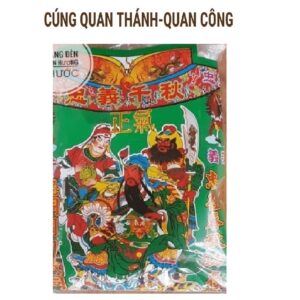 Giấy vàng mã cúng quan công 1 bộ