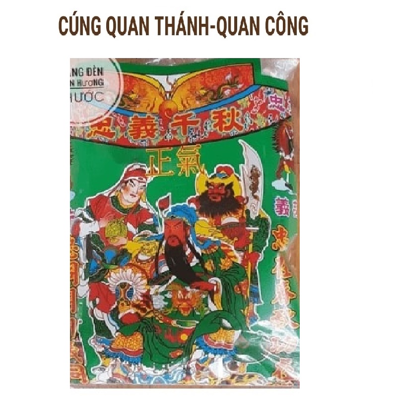 Giấy vàng mã cúng quan công 1 bộ