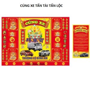 Cúng xe tấn tài tấn lộc 1c