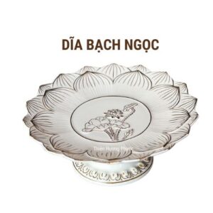 Dĩa bạch ngọc 1c
