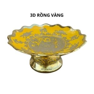 Bộ thờ cúng rồng vàng 3D