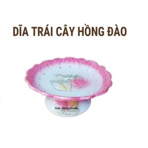Dĩa trái cây hồng 1c