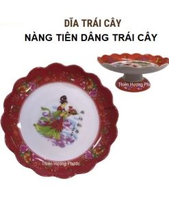 Dĩa trái cây mica 1c