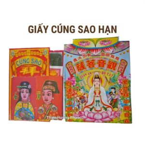 Giấy cúng sao hạn 1 bộ