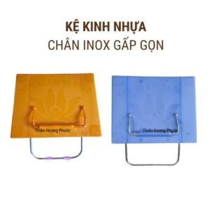 Kệ đọc kinh chân inox gấp gọn