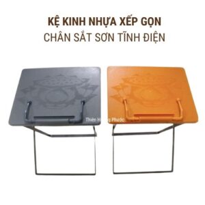 Kệ đọc kinh chân sắt gấp gọn