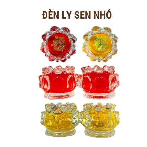 Nến đèn cầy ly 1 cặp