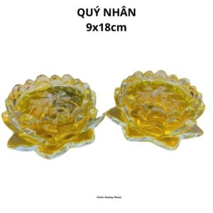 Nến ly quý nhân 1 cặp