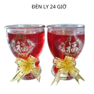 Nến Ly 24 giờ 1 cặp