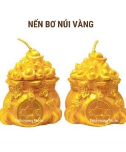 Nến núi vàng 1 cặp