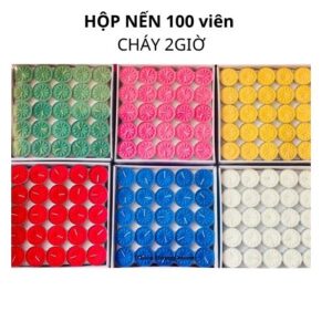 Nến-tealight-2h 5 màu