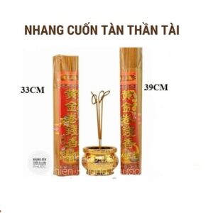 Nhang cuốn tàn thần tài